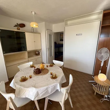 Appartement Studio Cabine Au Cap D'agde, 4 Couchages, Terrasse, Parking, Plage A Proximite - Fr-1-249a-40